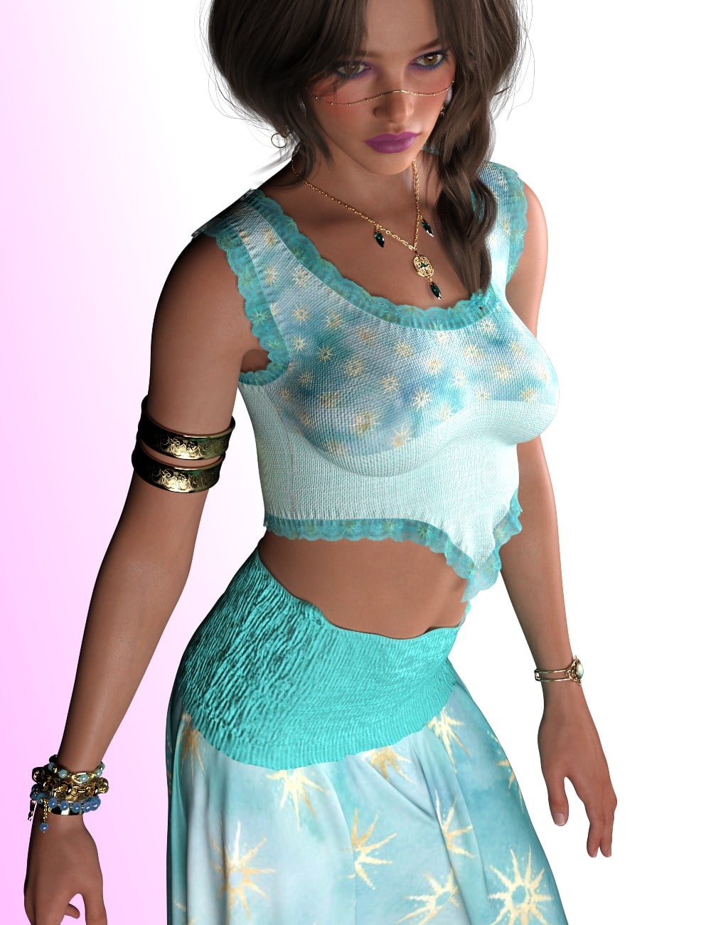 L3D Magic Add-On Alchemy Multi-Wear Pant Set by: LUNA3D, 3D Models by Daz 3D