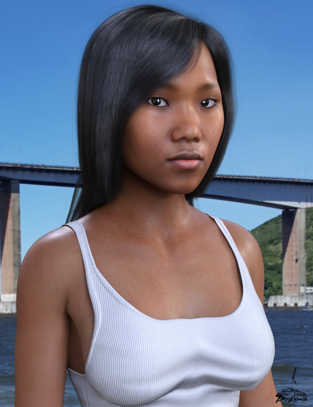 Paula for Genesis 8 and 8.1 Female by: Dieggo Masamune, 3D Models by Daz 3D