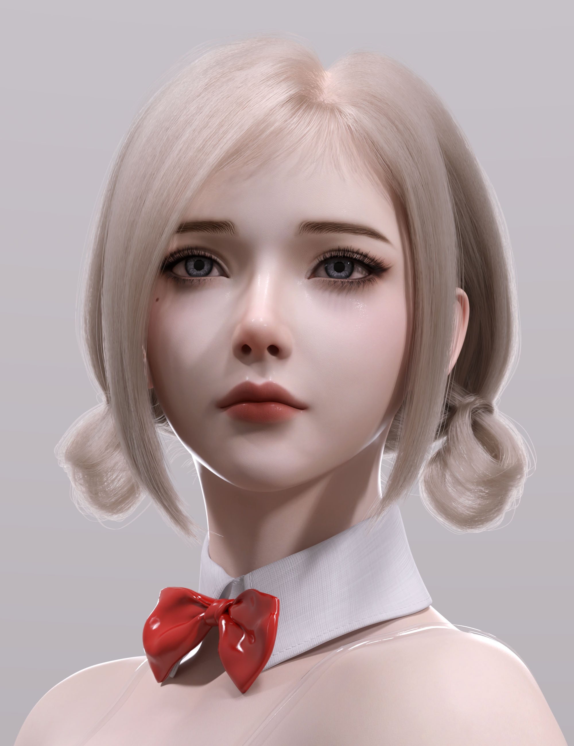 AK dForce Demure Hair for Genesis 9 by: Art Ken, 3D Models by Daz 3D