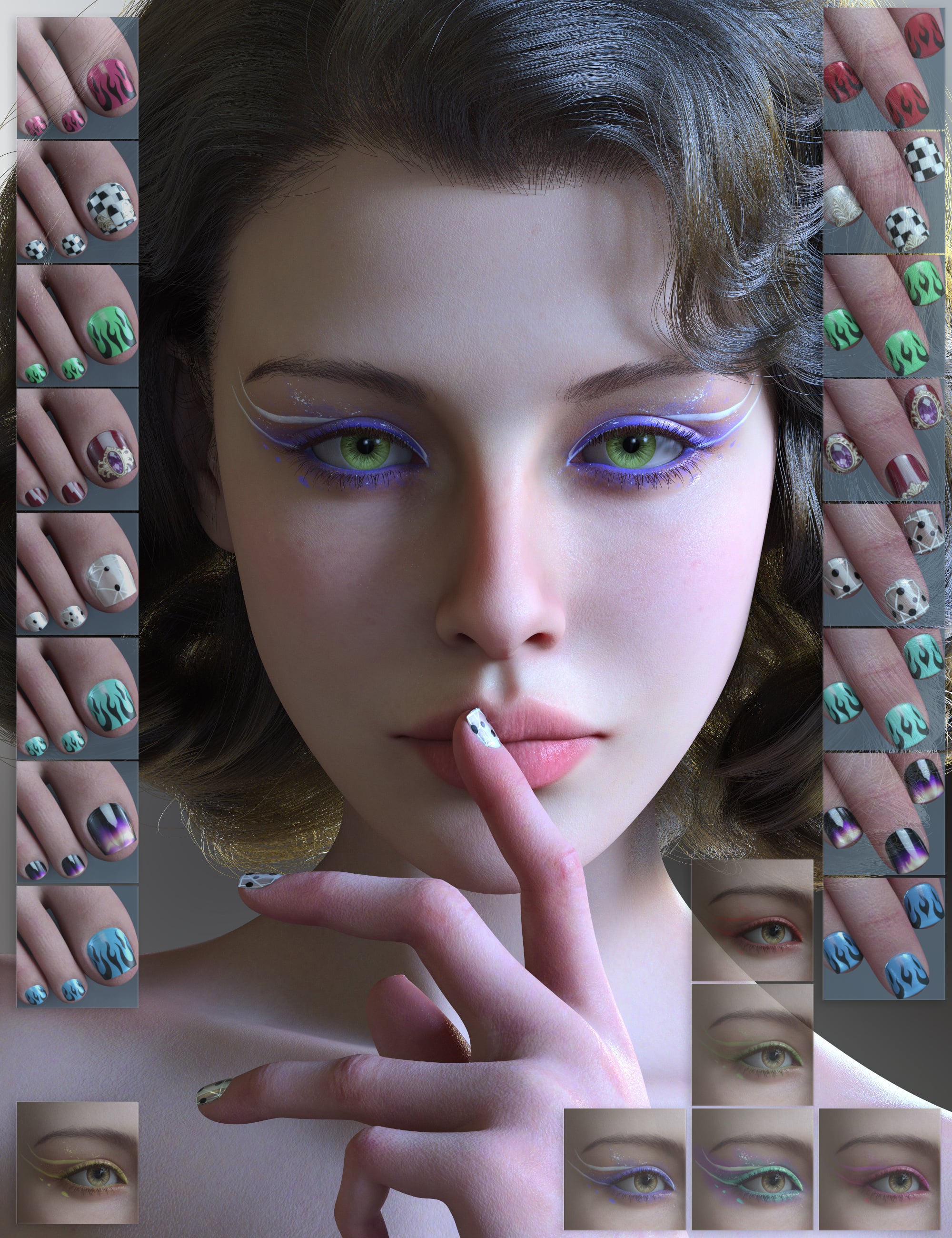 Vo Ion HD for Genesis 9 by: VOOTW, 3D Models by Daz 3D