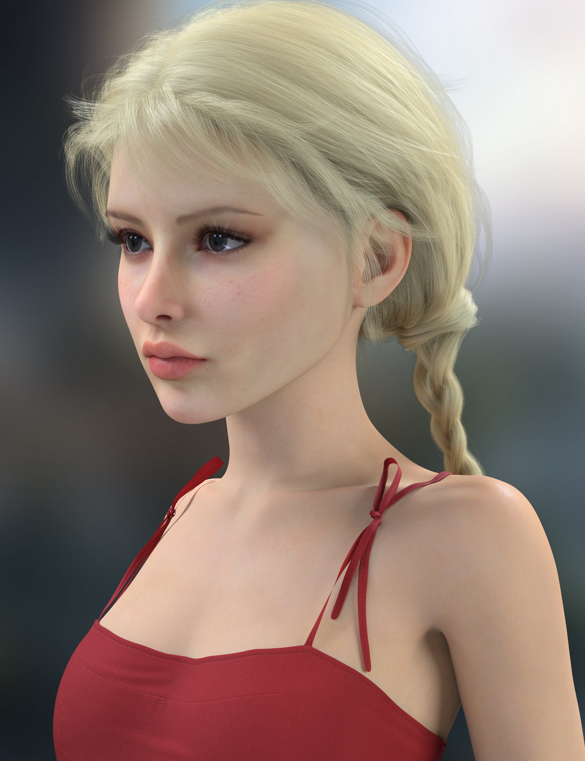 Vo Fio Young HD for Genesis 9 by: VOOTW, 3D Models by Daz 3D