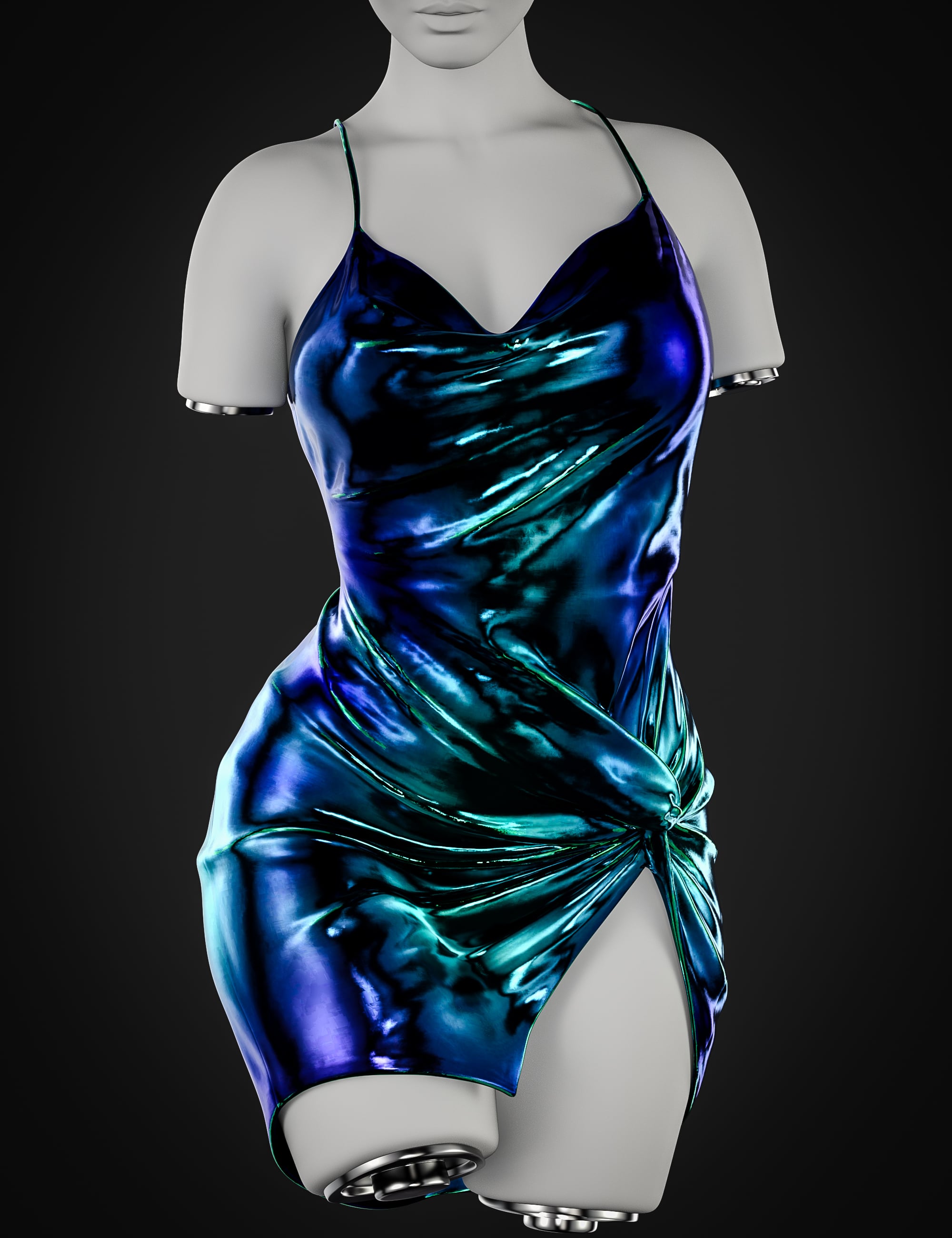 BW Evening Dress For Genesis 9 and 8, 8.1 Female by: Beautyworks, 3D Models by Daz 3D