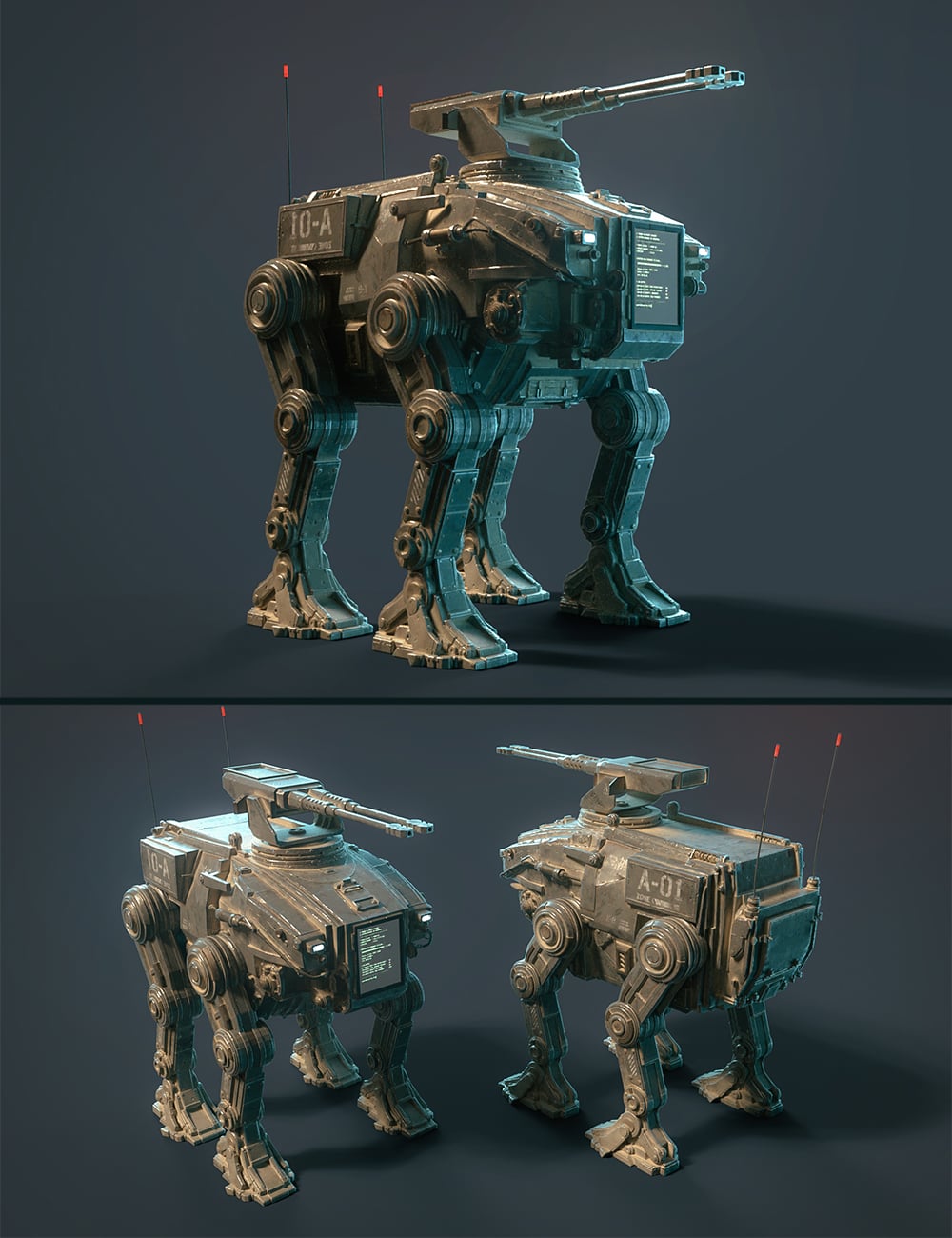 Polish Wasteland Camp Robot by: Polish, 3D Models by Daz 3D