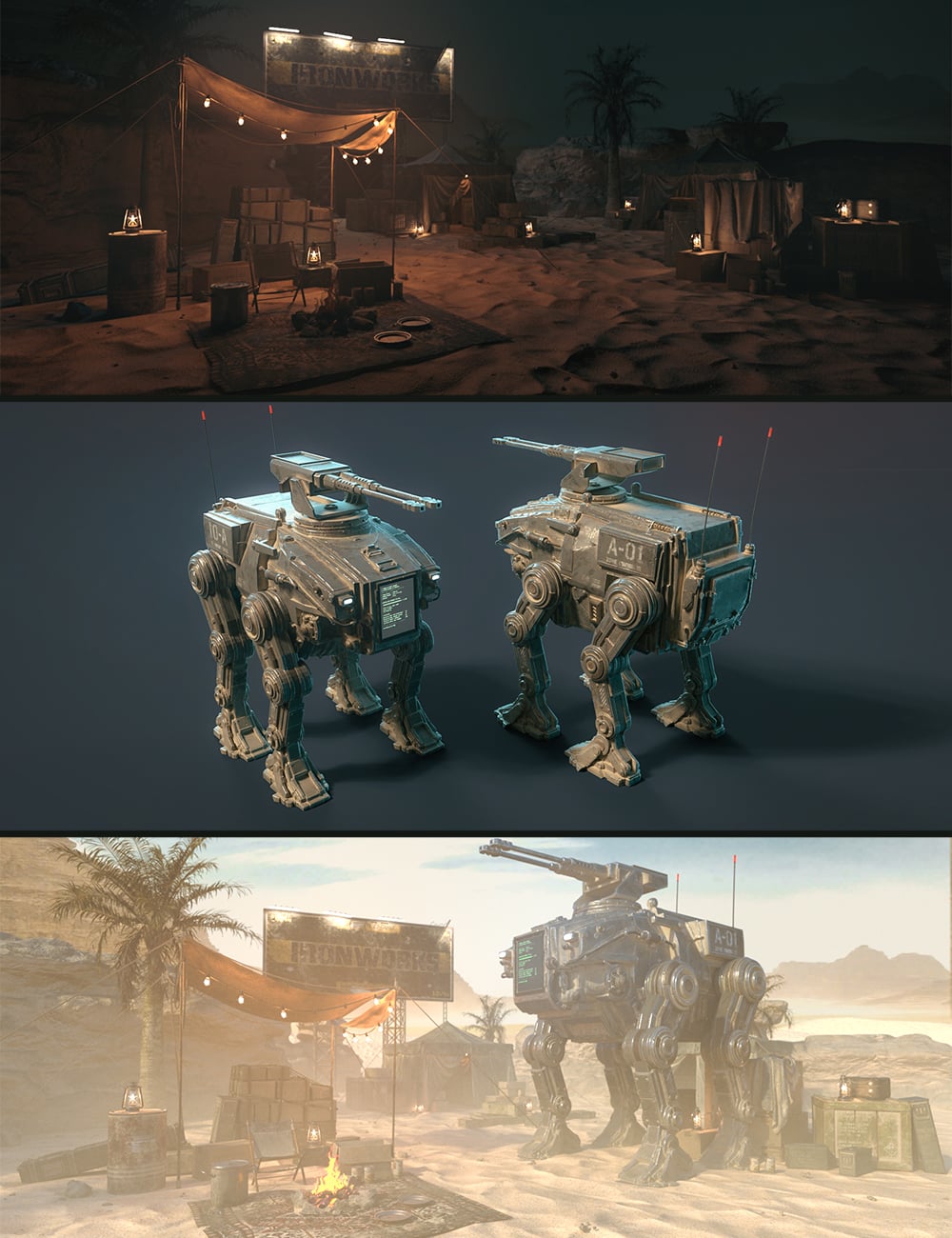 Polish Wasteland Camp Bundle by: Polish, 3D Models by Daz 3D