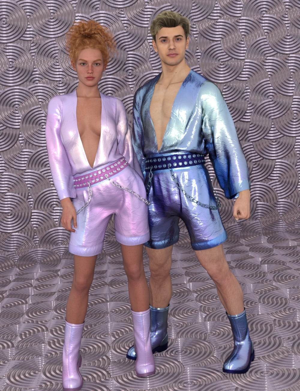 DZ dForce Ronin Flow for Genesis 9 by: DZheng, 3D Models by Daz 3D