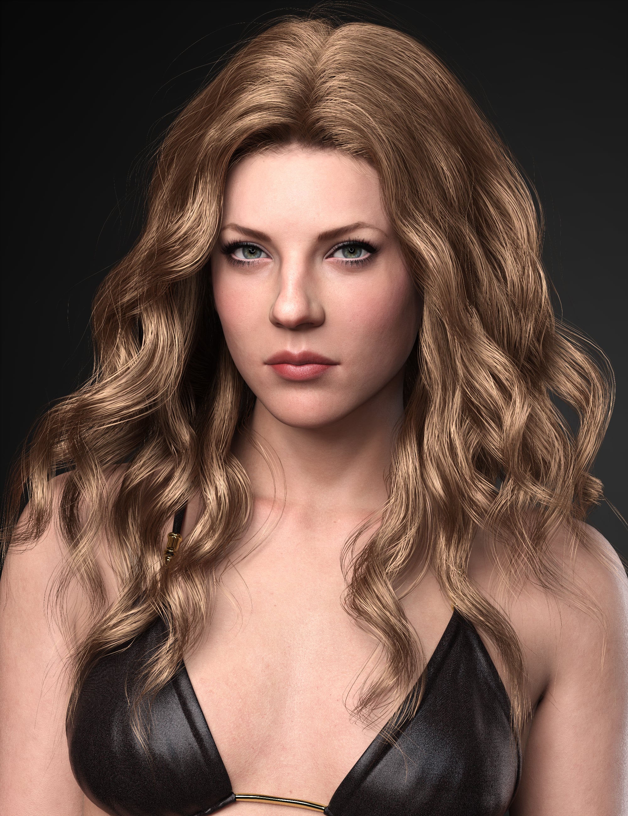 HID Olga HD for Genesis 9 by: HID3D, 3D Models by Daz 3D