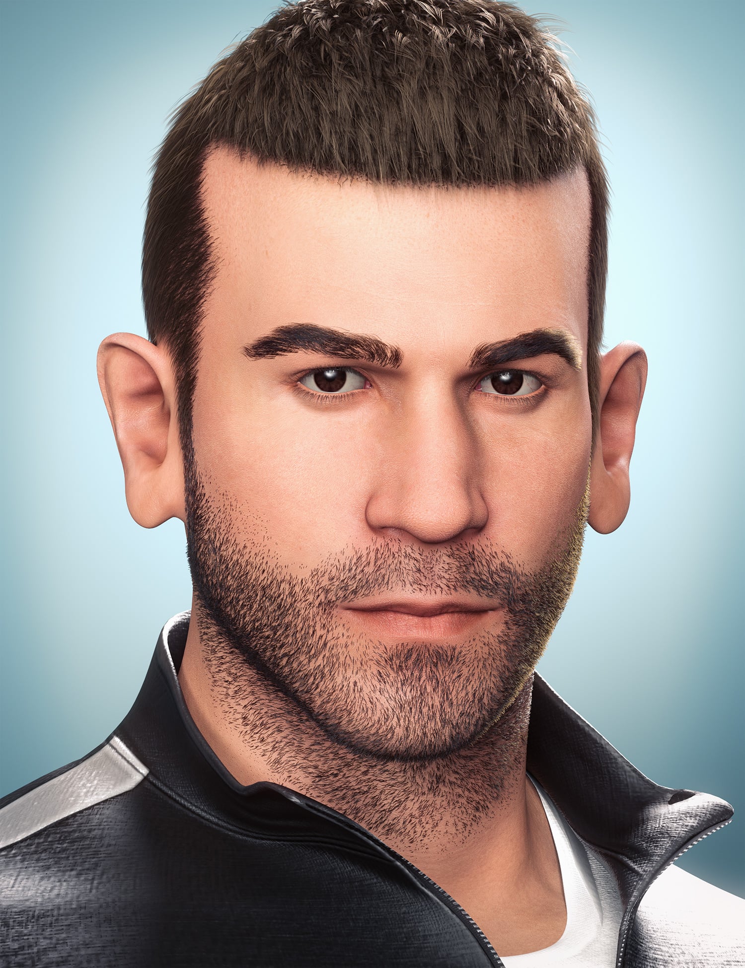 JP Judd HD with dForce Body Hair for Genesis 9 by: Jepe, 3D Models by Daz 3D