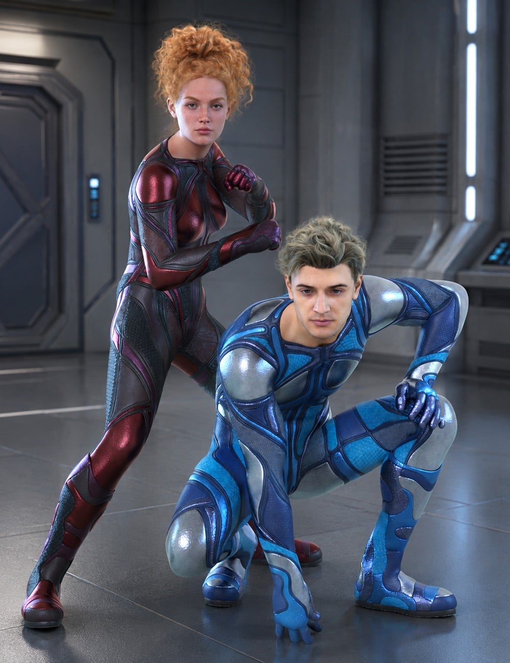 DZ Plasma Core Symbiote for Genesis 9 by: DZheng, 3D Models by Daz 3D
