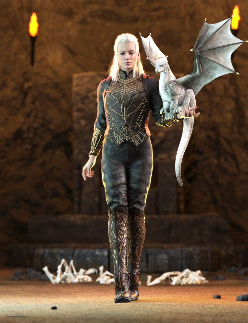 MOD Beginnings Poses for Genesis 9 and Dragon 3 by: Ensary, 3D Models by Daz 3D