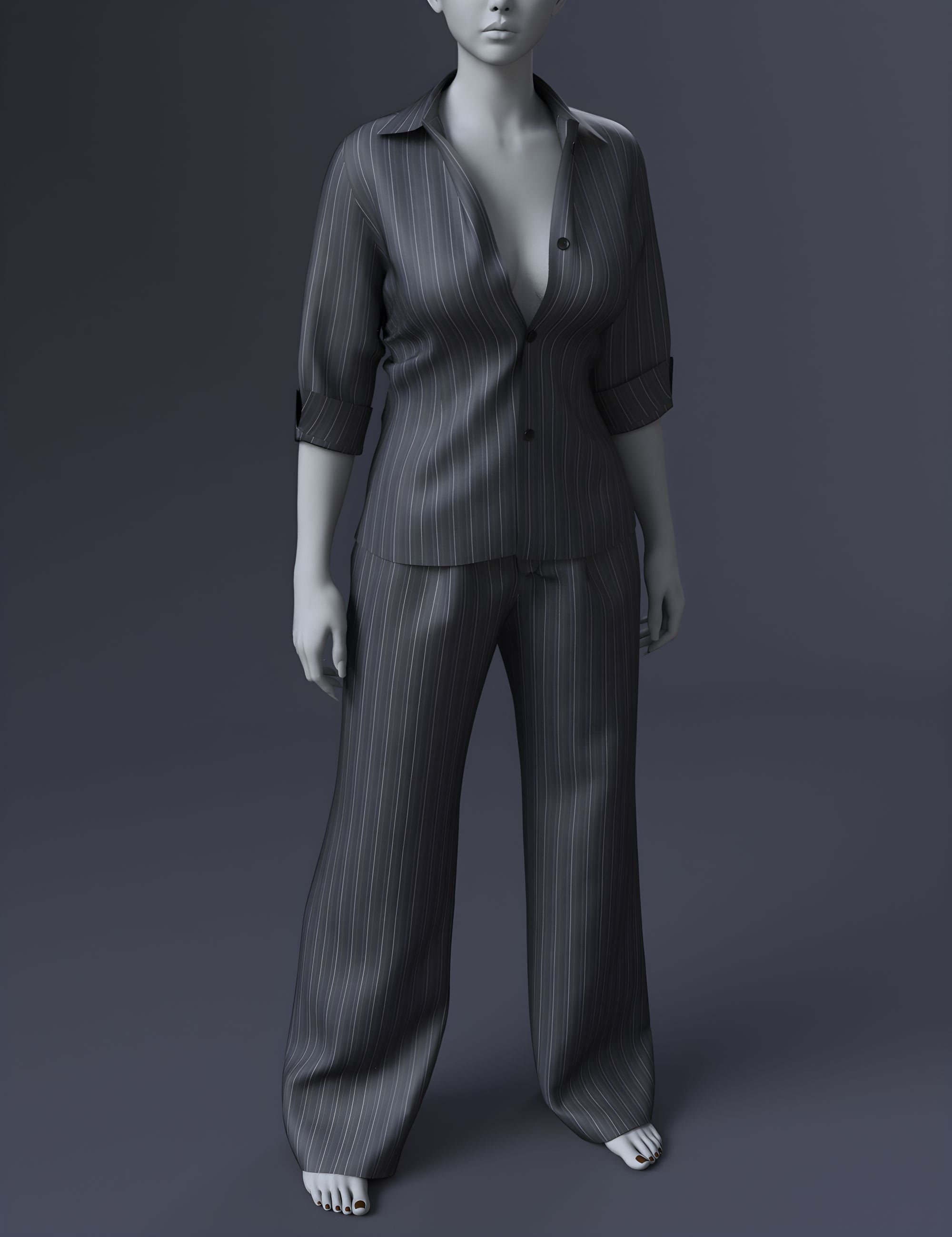 dForce EG Suit Set for Genesis 9 by: Ergou, 3D Models by Daz 3D