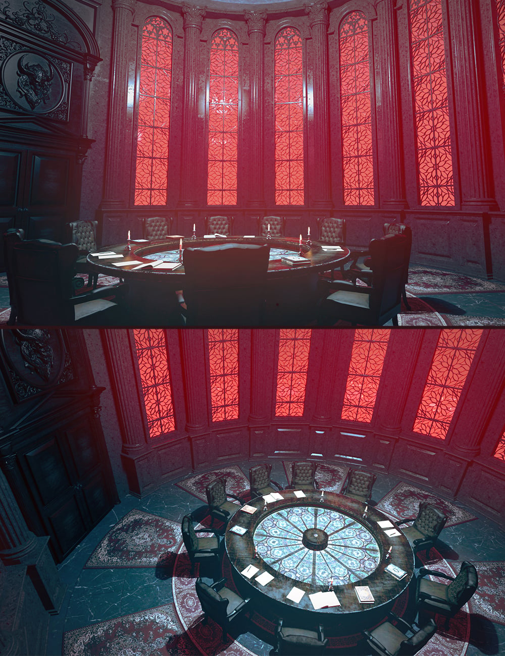 Polish Gothic Hall by: Polish, 3D Models by Daz 3D