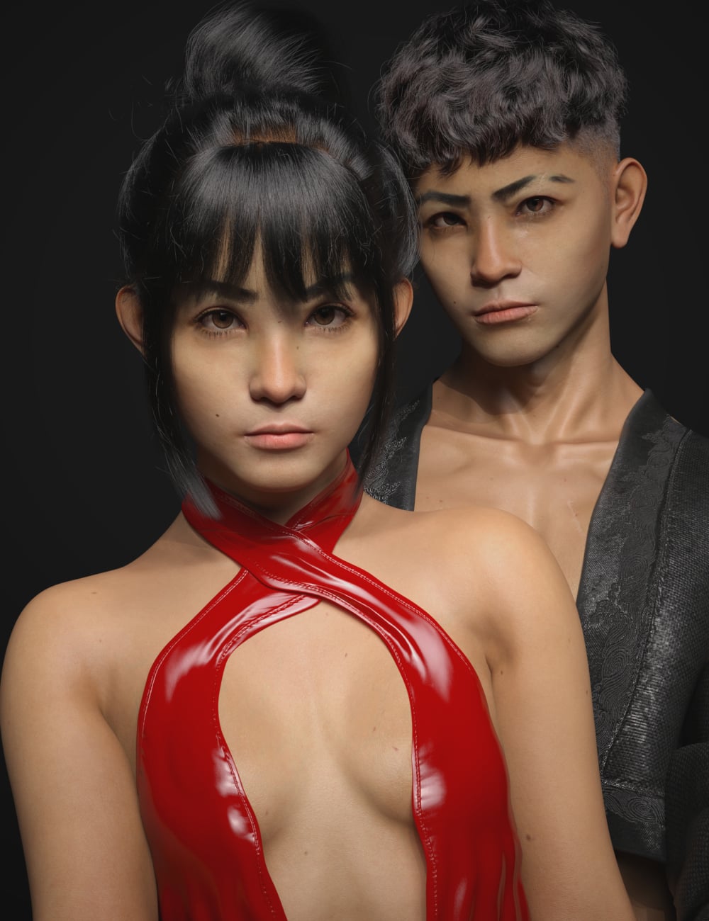 URHD Takumi 8K HD 2in1 for Genesis 9 by: URHD, 3D Models by Daz 3D