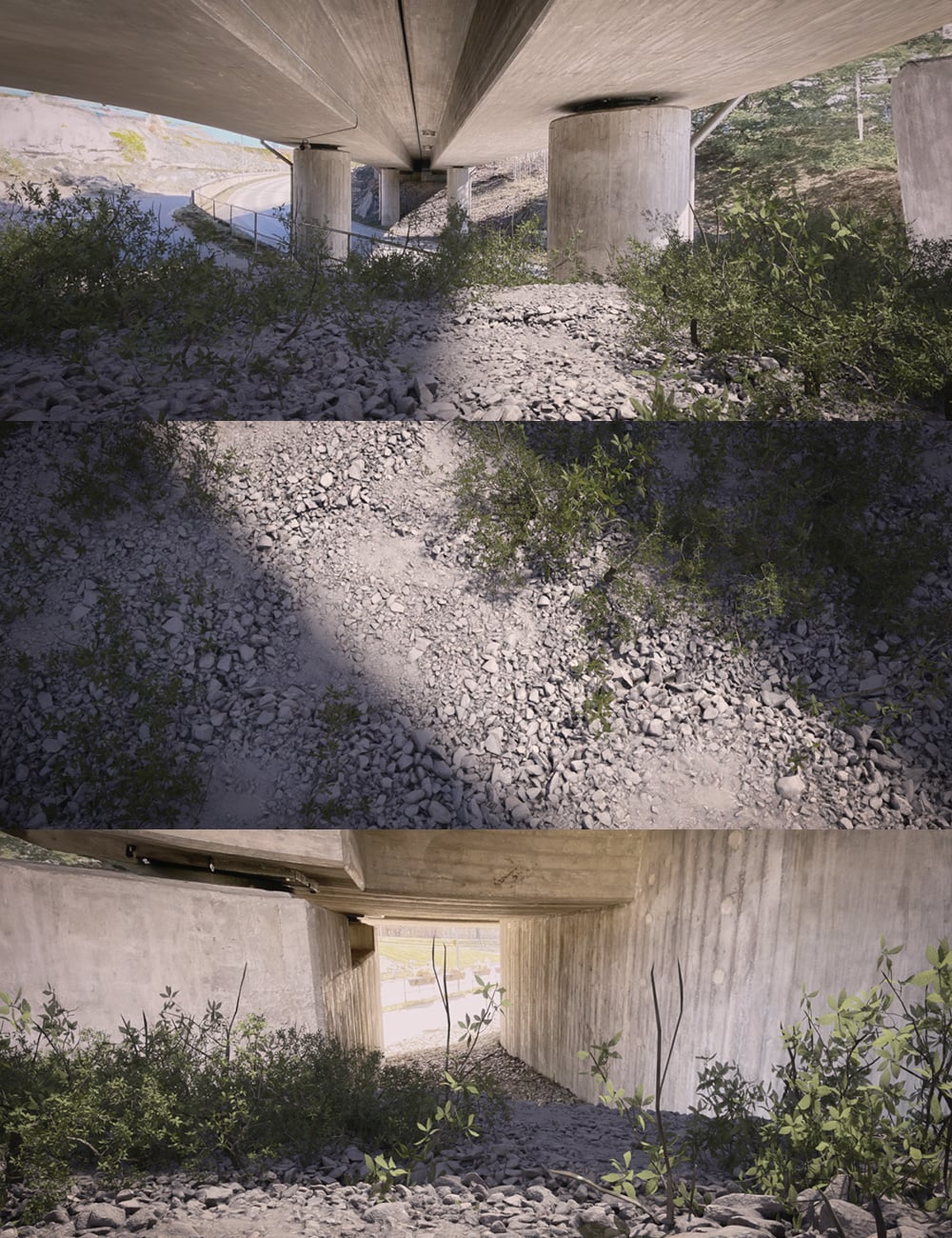 360 Scenes - Under The Bridge by: Dreamlight, 3D Models by Daz 3D