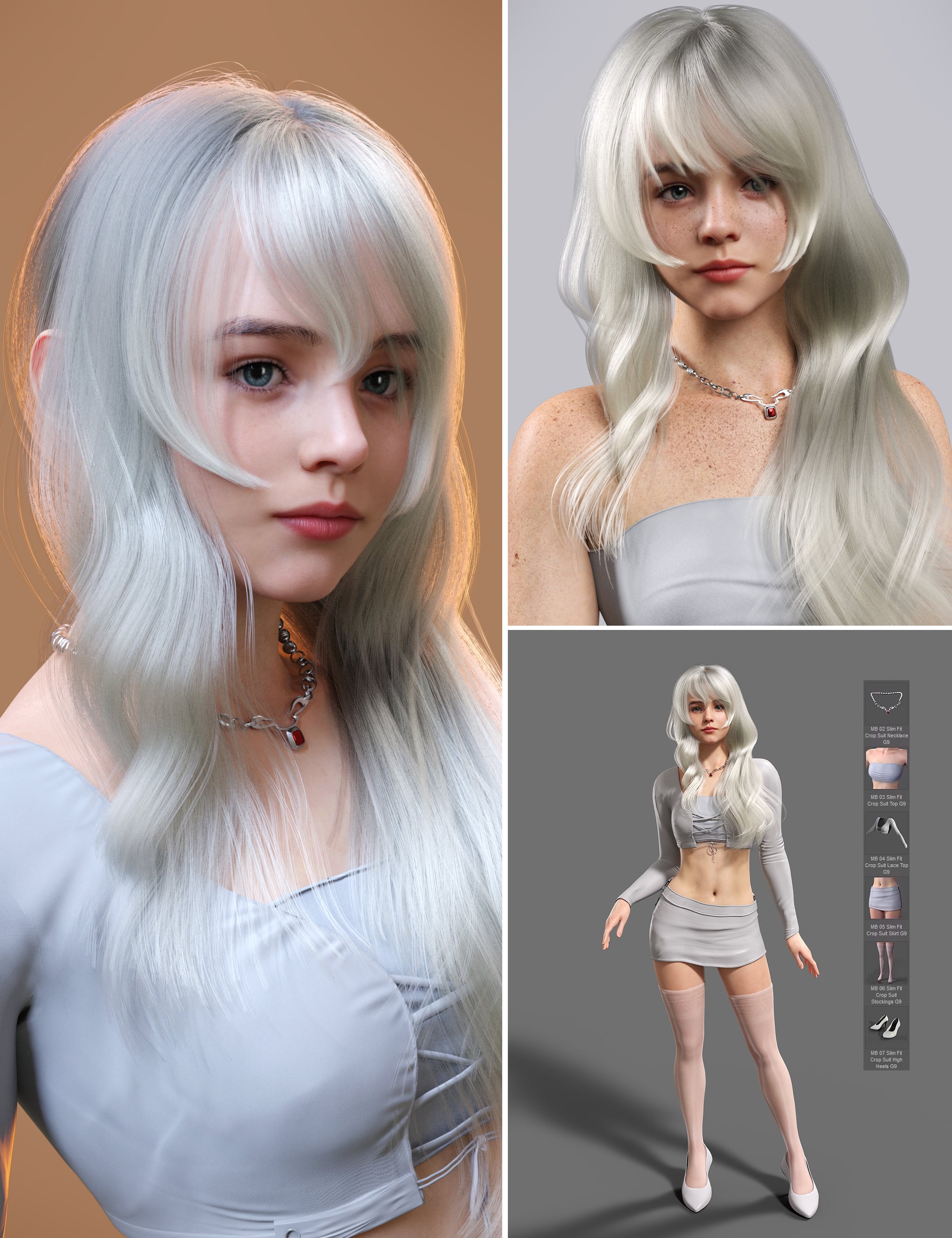 MB Perril HD for Genesis 9 Bundle by: Magic Brush, 3D Models by Daz 3D