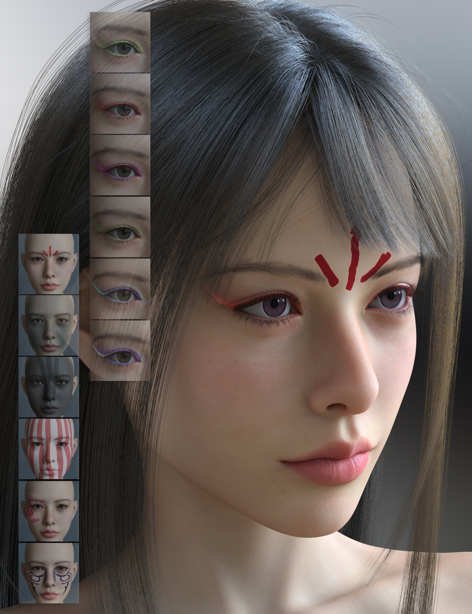 Vo Asu HD for Genesis 9 by: VOOTW, 3D Models by Daz 3D