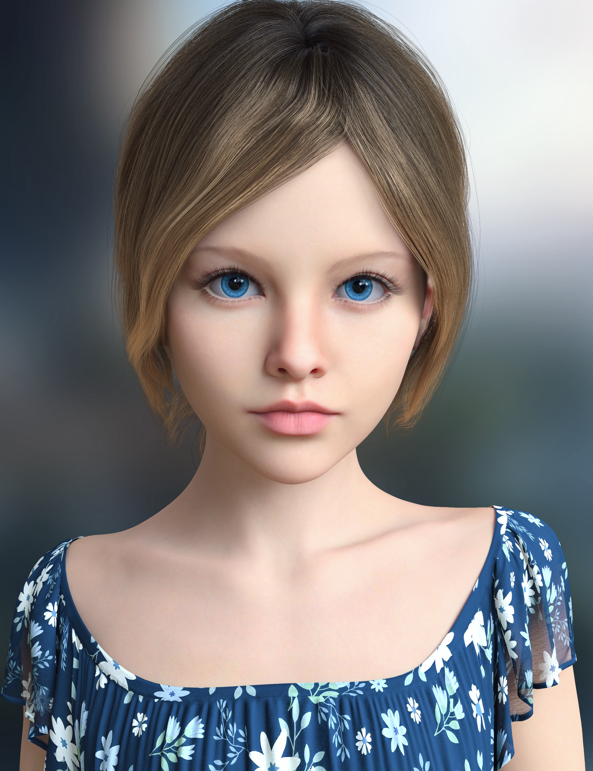 Vo Nui Young HD for Genesis 9 by: VOOTW, 3D Models by Daz 3D