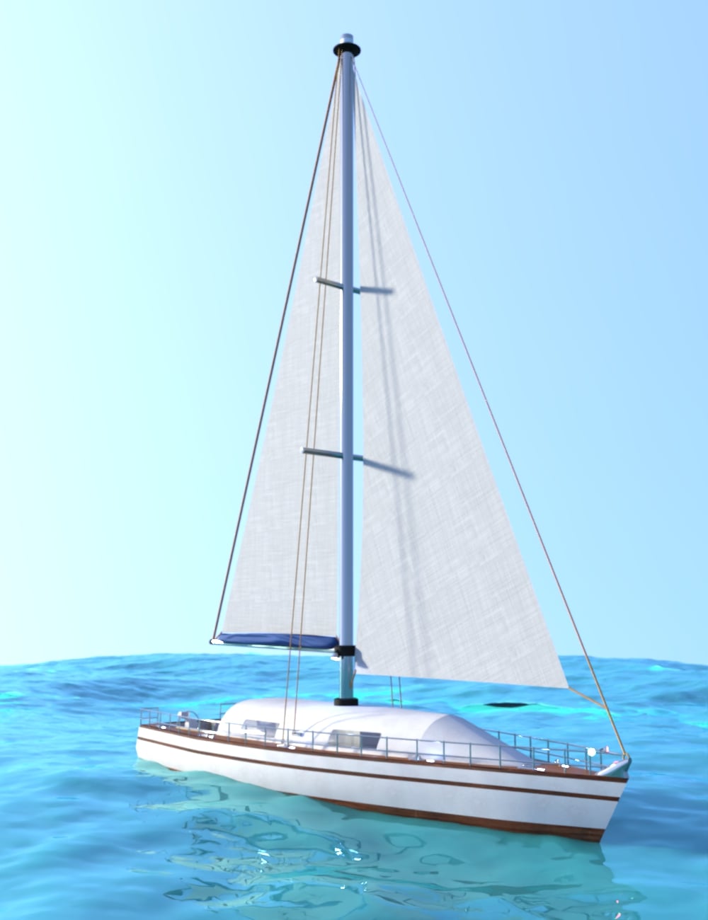 AP Morphable Cruising Yacht by: AcharyaPolina, 3D Models by Daz 3D