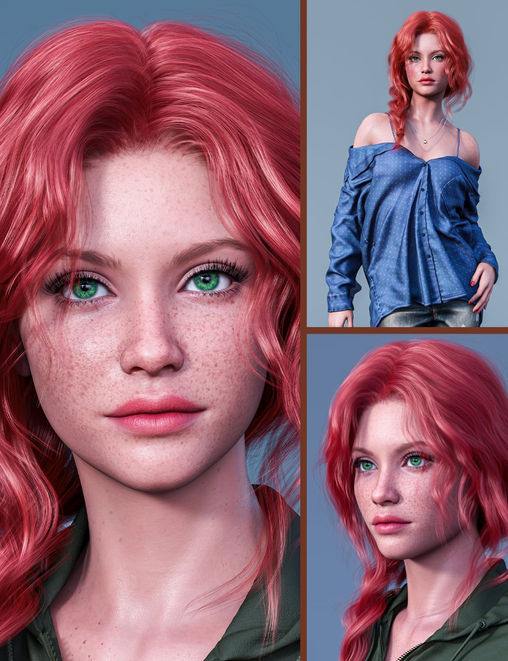 CJ Adele HD For Genesis 9 by: Colm Jackson, 3D Models by Daz 3D