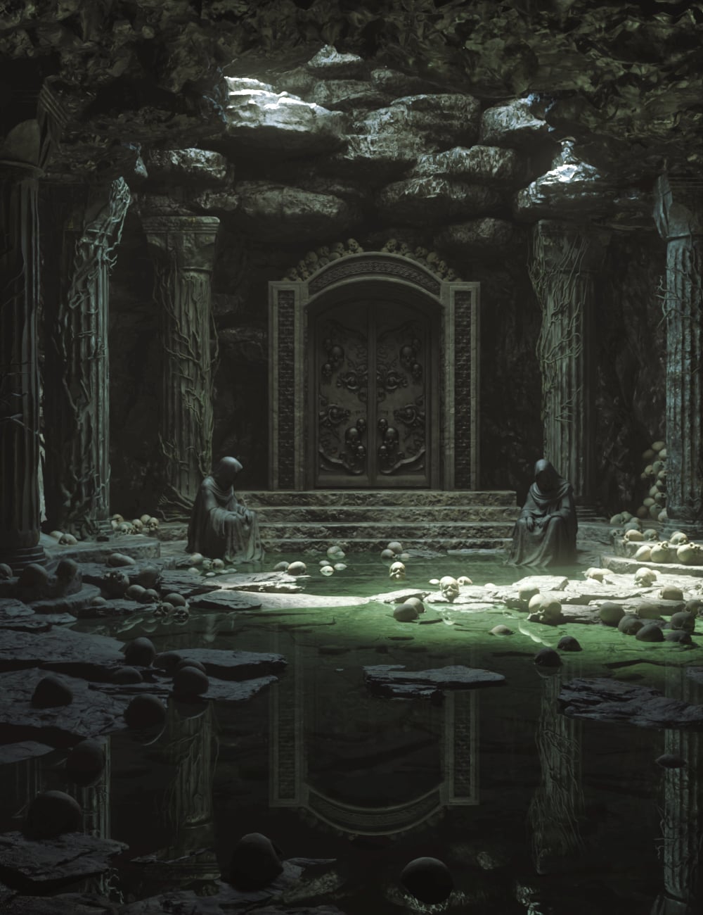 Skullveil Catacombs by: kubramatic, 3D Models by Daz 3D