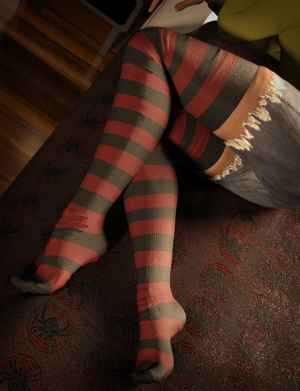 SY Super Socks Genesis 9 by: Sickleyield, 3D Models by Daz 3D