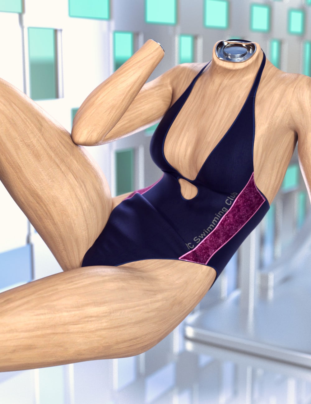 dForce Resort Swimwear for Genesis 9 by: tentman, 3D Models by Daz 3D