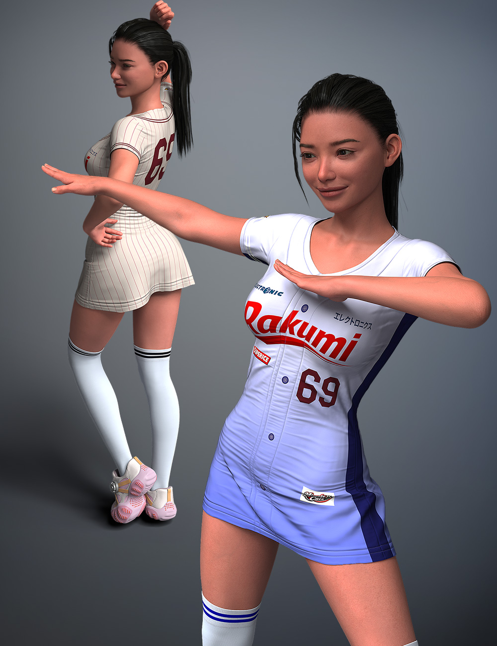 SM J-Cheers Set for Genesis 9 by: smay, 3D Models by Daz 3D