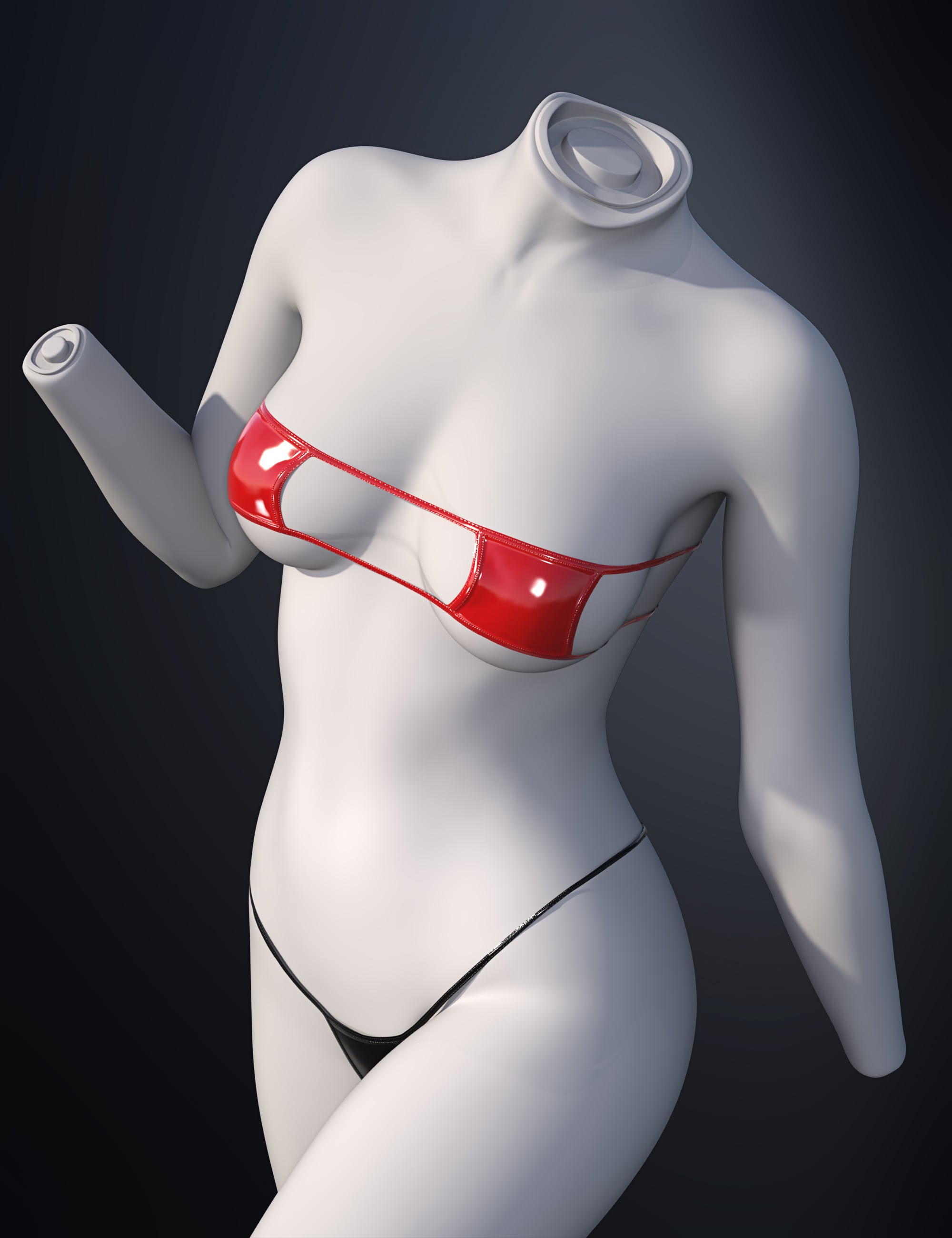 dForce SU Micro Bikini for Genesis 9 by: Sue Yee, 3D Models by Daz 3D