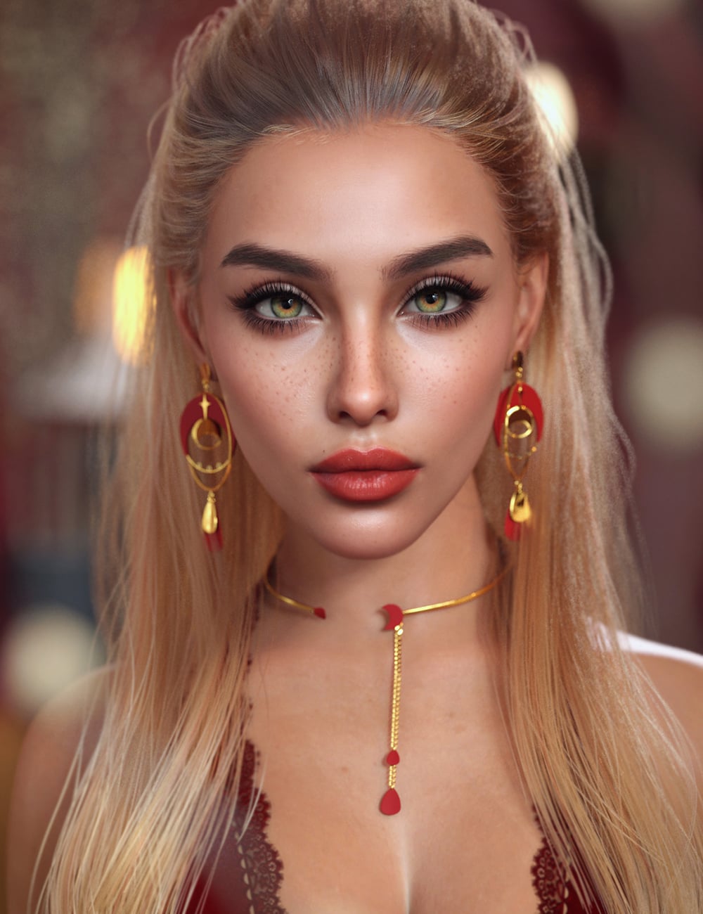 Addy Luna and Expressions for Genesis 9 by: addy, 3D Models by Daz 3D
