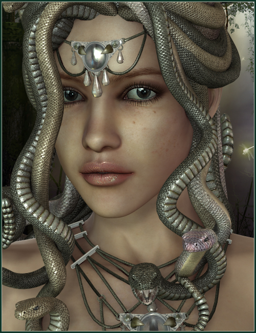 The Gorgon Medusa Daz 3d