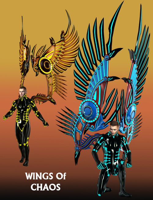 Wings of Chaos by: midnight_stories, 3D Models by Daz 3D