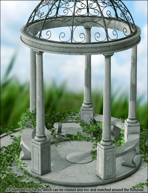 Secret Garden Rotunda Secret Garden Rotunda by: ForbiddenWhispersFWDesign, 3D Models by Daz 3D