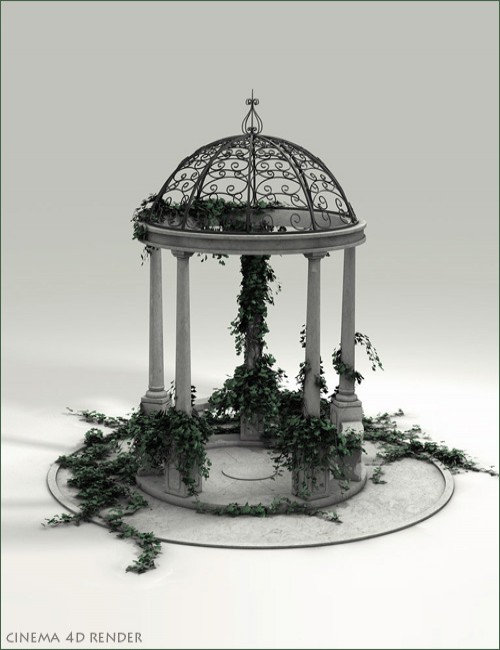 Secret Garden Rotunda by: ForbiddenWhispersFWDesign, 3D Models by Daz 3D