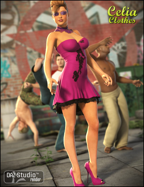 Celia Clothes Celia Clothes by: , 3D Models by Daz 3D
