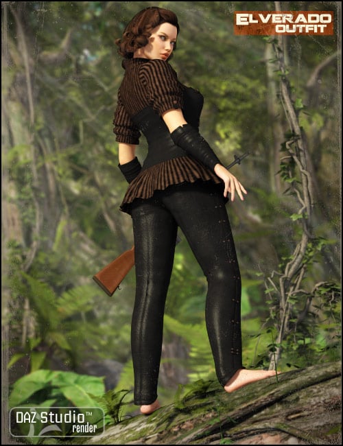 The Elverado Outfit by: SilencerSWAM, 3D Models by Daz 3D