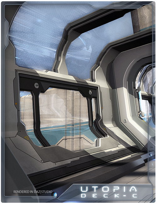 Utopia Deck C Utopia Deck C by: Stonemason, 3D Models by Daz 3D