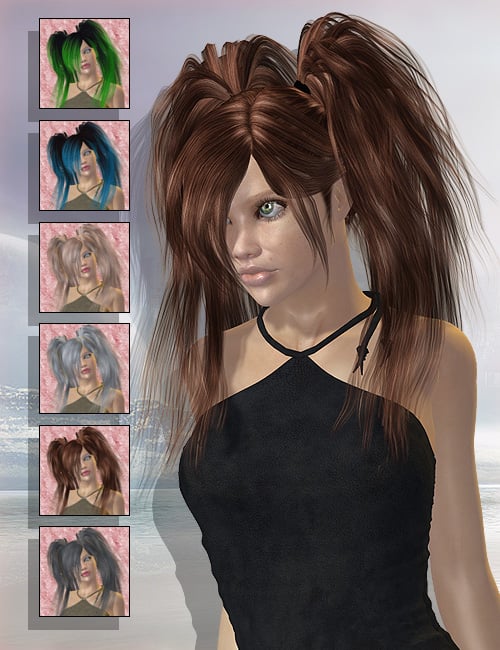 Just Real Charly Hair Just Real Charly Hair by: ForbiddenWhispers, 3D Models by Daz 3D