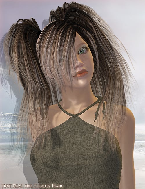 Just Real Charly Hair by: ForbiddenWhispers, 3D Models by Daz 3D
