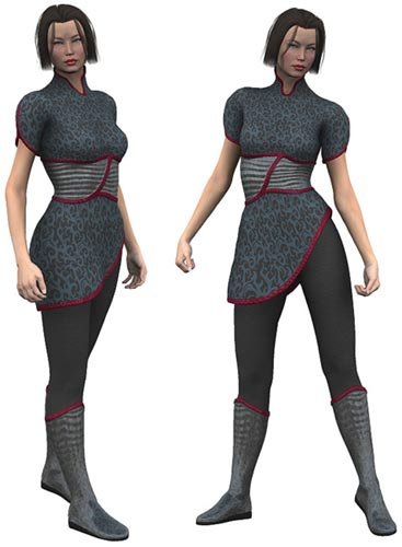 Victoria 3.0 Fantasy Sci-Fi Uniform by: , 3D Models by Daz 3D