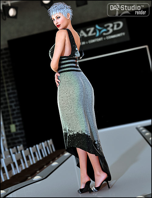 The Movie Dress The Movie Dress by: Barbara Brundon, 3D Models by Daz 3D