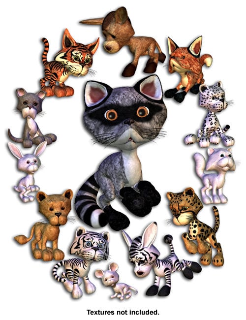 Toony Cat by: Capsces Digital Ink, 3D Models by Daz 3D