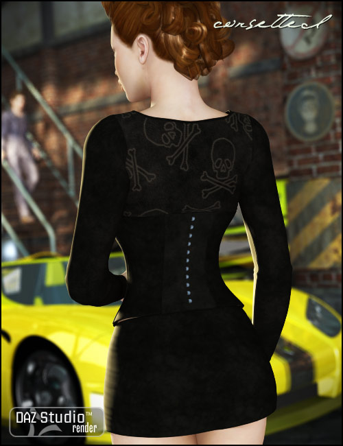 Corsetted Corsetted by: Xena, 3D Models by Daz 3D
