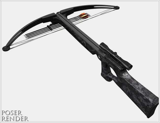 Hunting Crossbow by: Flipmode, 3D Models by Daz 3D