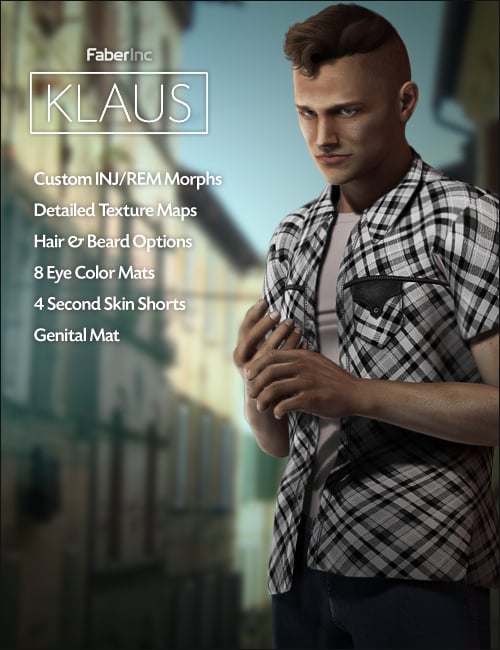 Klaus by: Faber Inc, 3D Models by Daz 3D