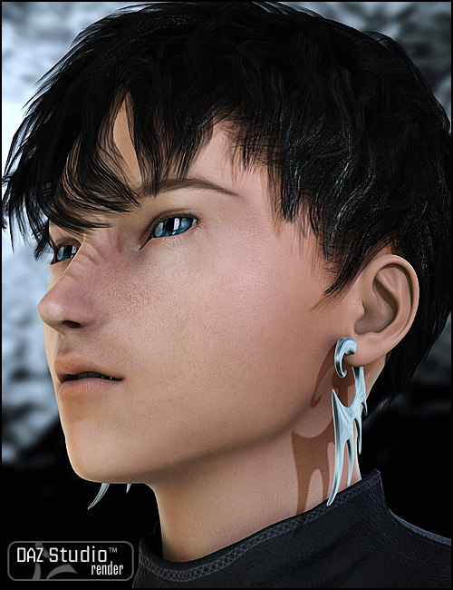 Michael 4 Earrings Collection Michael 4 Earrings Collection by: bucketload3d, 3D Models by Daz 3D