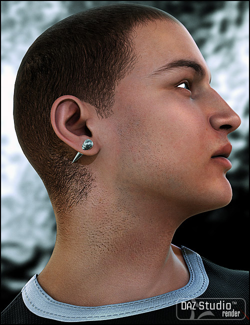 Michael 4 Earrings Collection by: bucketload3d, 3D Models by Daz 3D