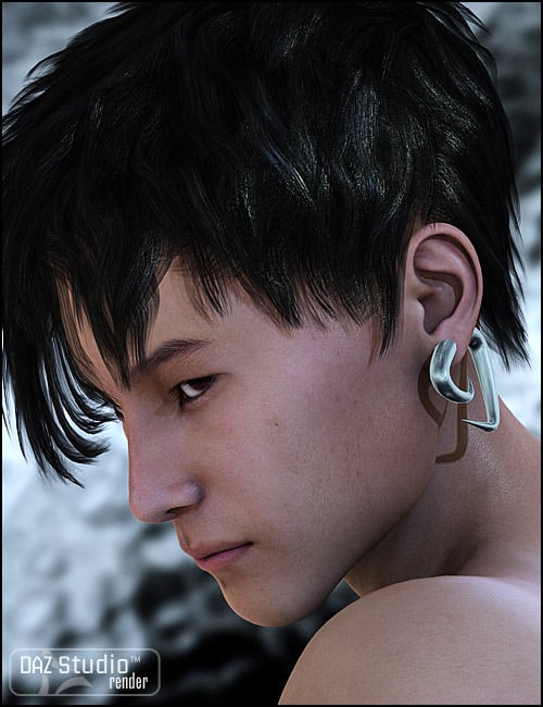 Michael 4 Earrings Collection by: bucketload3d, 3D Models by Daz 3D