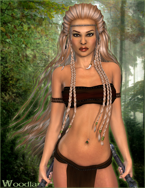 Woodland Dream Hair by: Valea, 3D Models by Daz 3D