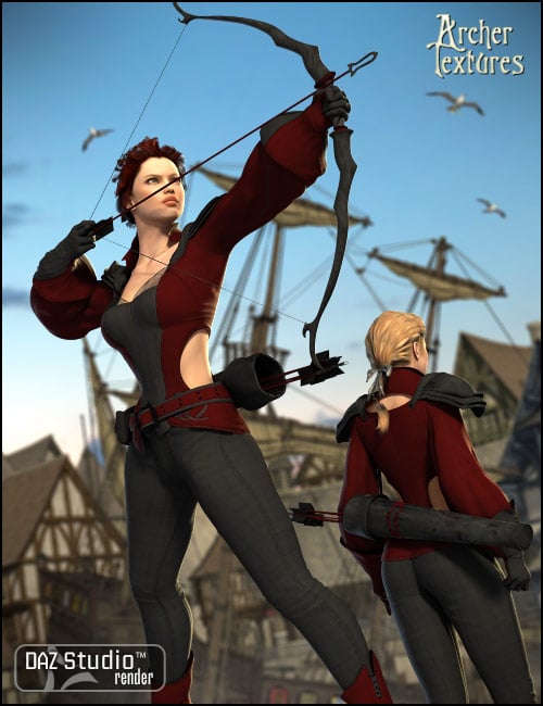 Archer Textures Archer Textures by: outoftouch, 3D Models by Daz 3D