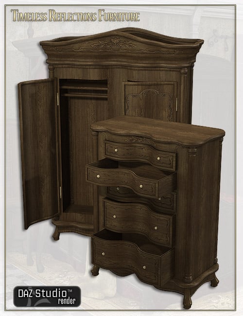 Reflections Furniture by: LaurieS, 3D Models by Daz 3D