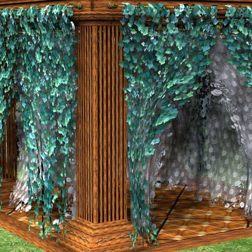 Paradise Pavilion Texture Pack 2 by: Lisa's Botanicals, 3D Models by Daz 3D